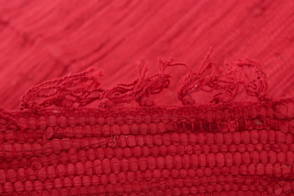 Tapis en patchwork - Silje (rouge)