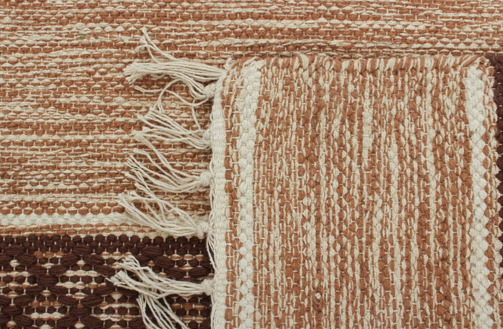 Tapis en patchwork - Visby (beige)