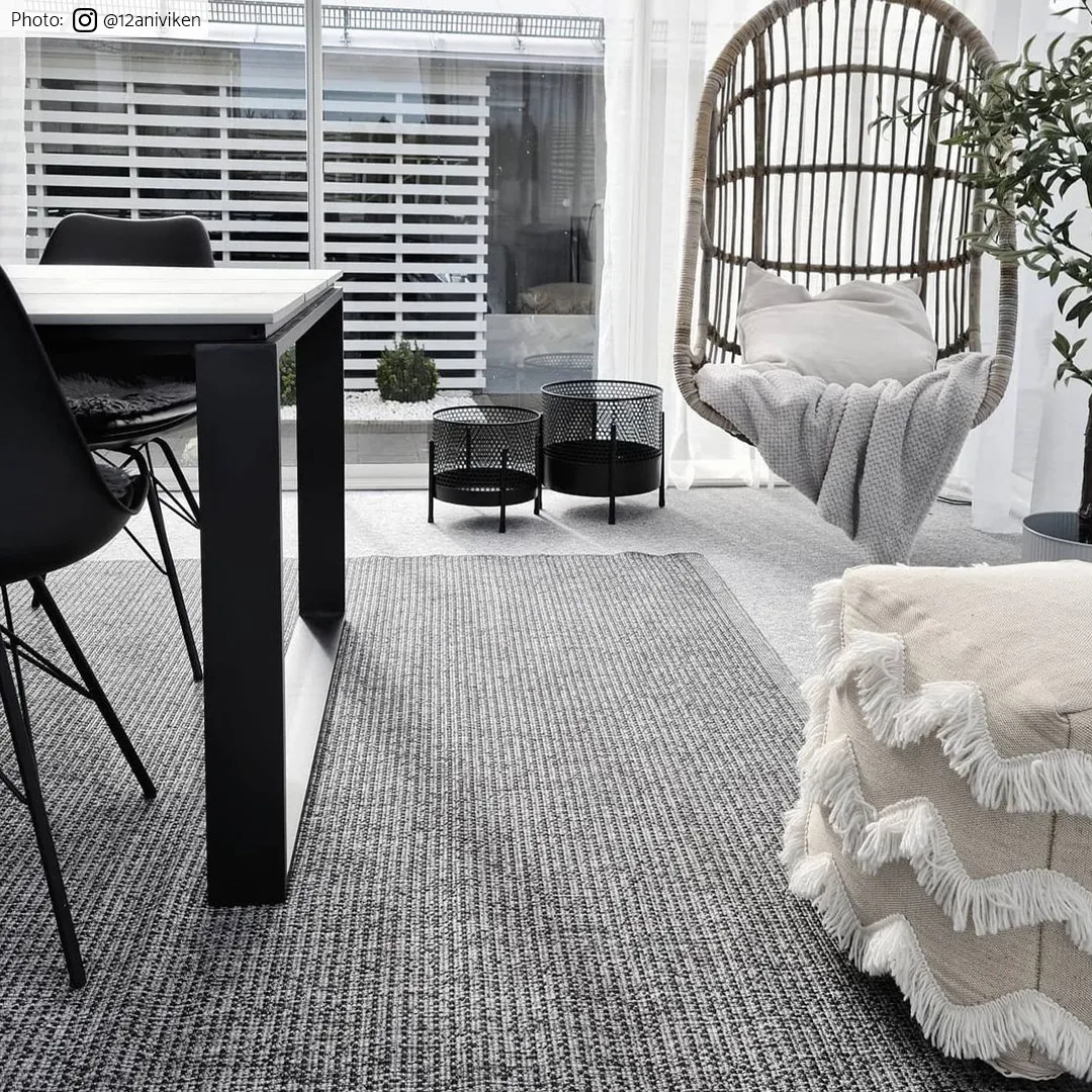 Tapis Intérieurs/Extérieurs - Tromsø (anthracite)