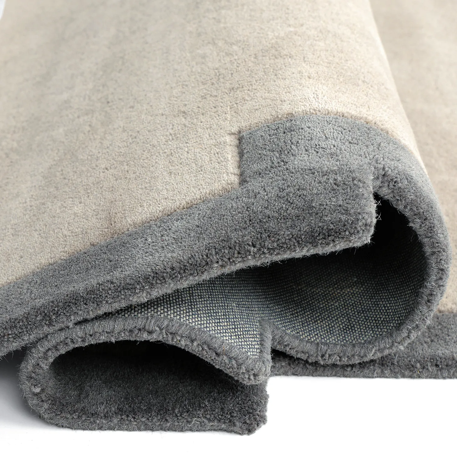 Tapis de laine - Agra Hand Tufted Wool Premium (gris)
