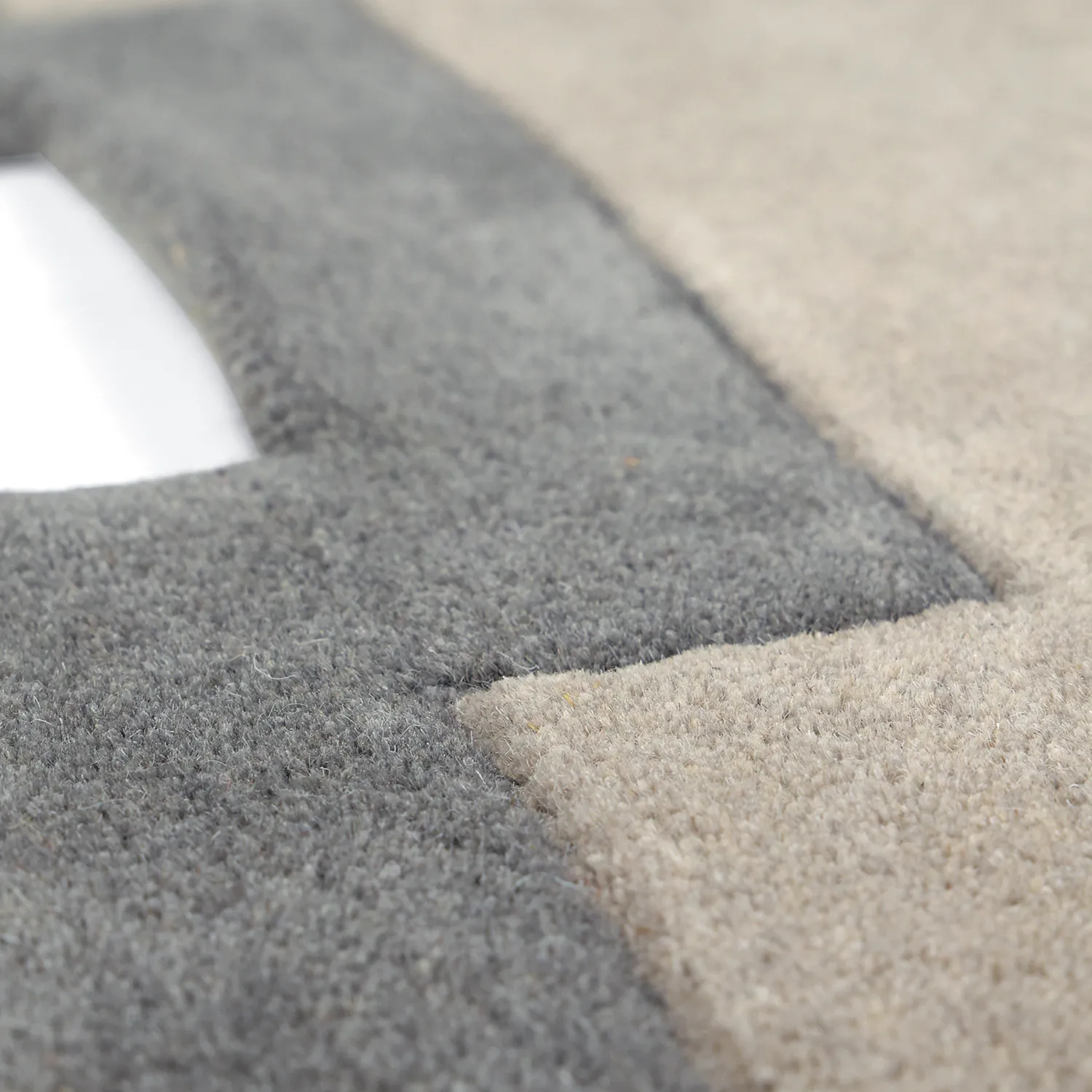 Tapis de laine - Agra Hand Tufted Wool Premium (gris)