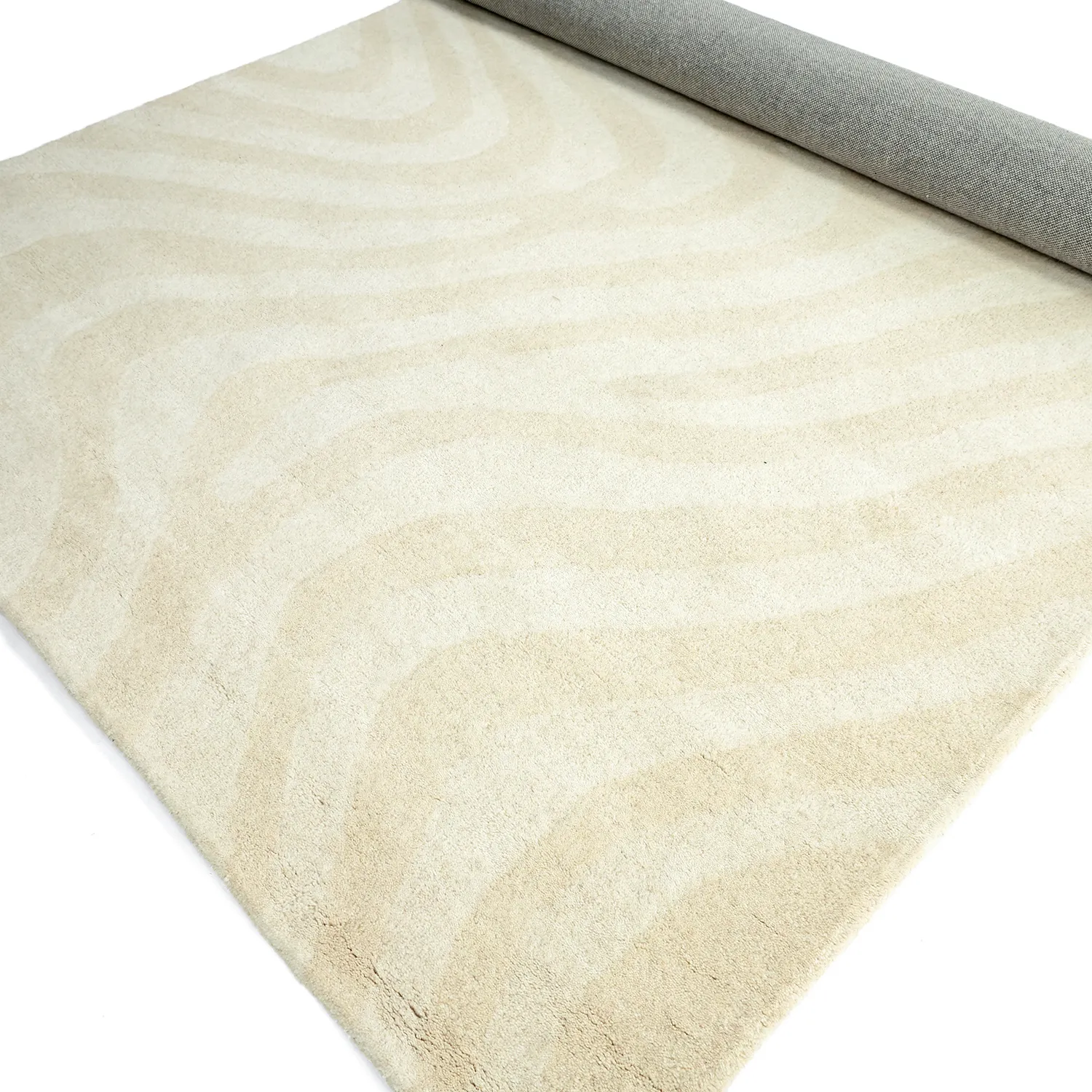 Tapis de laine - Aiz Hand Tufted Wool Premium (gris)