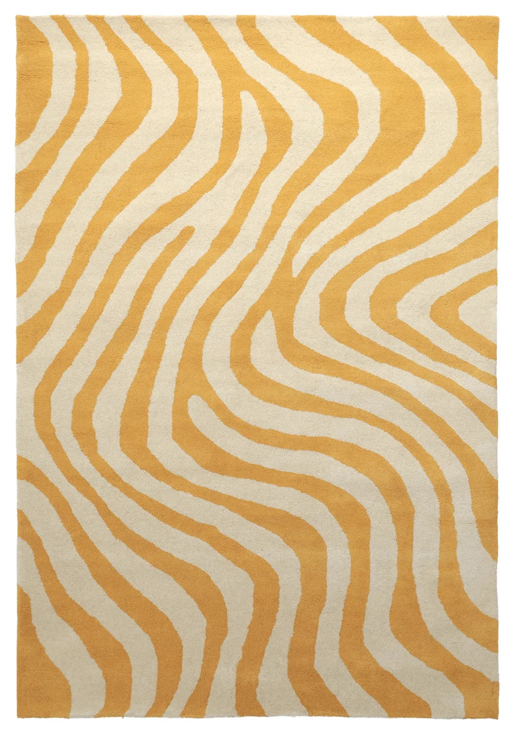 Tapis de laine - Aiz Hand Tufted Wool Premium (jaune)