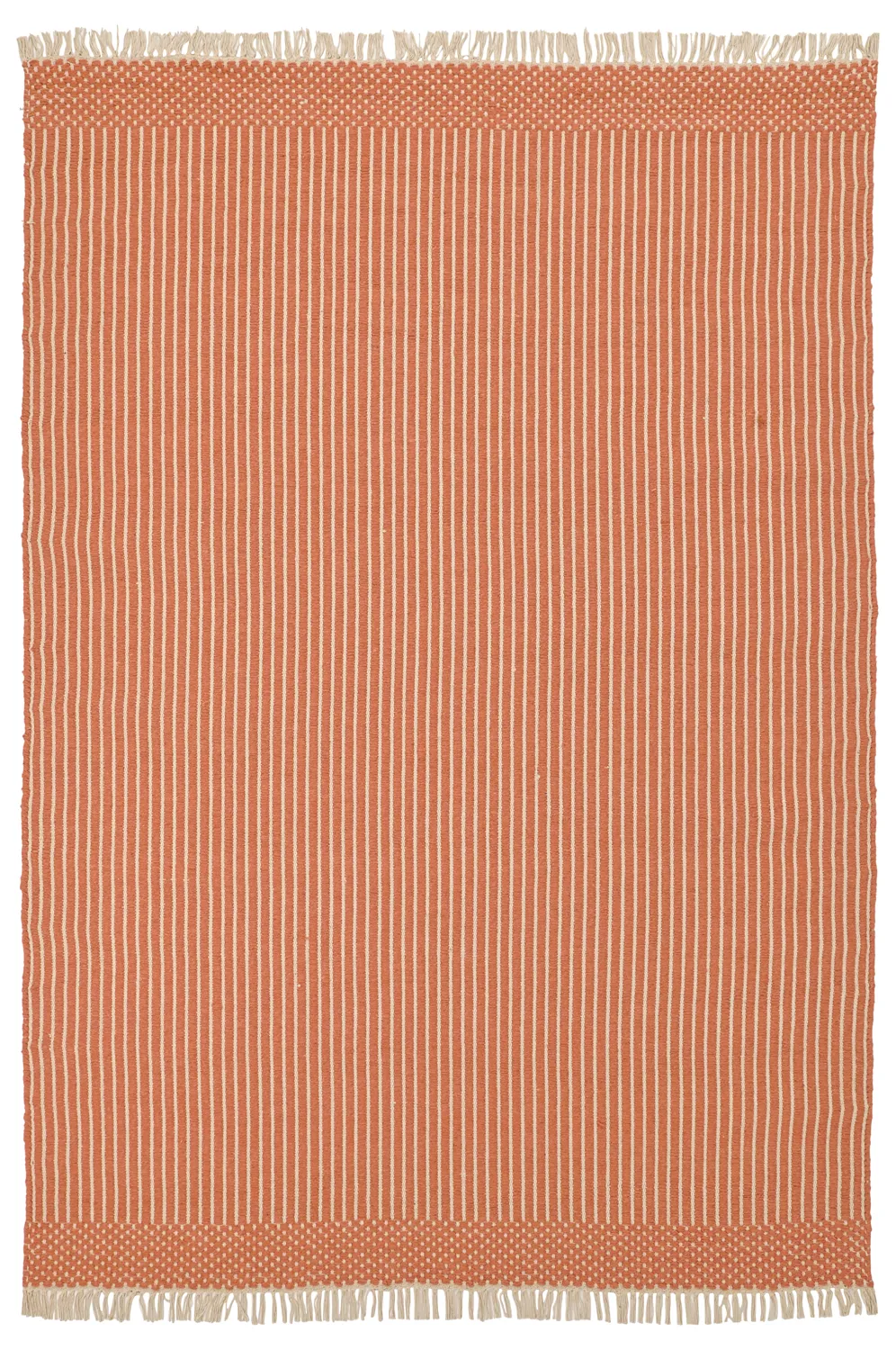 Tapis en laine - Arbil (terracotta/blanc)