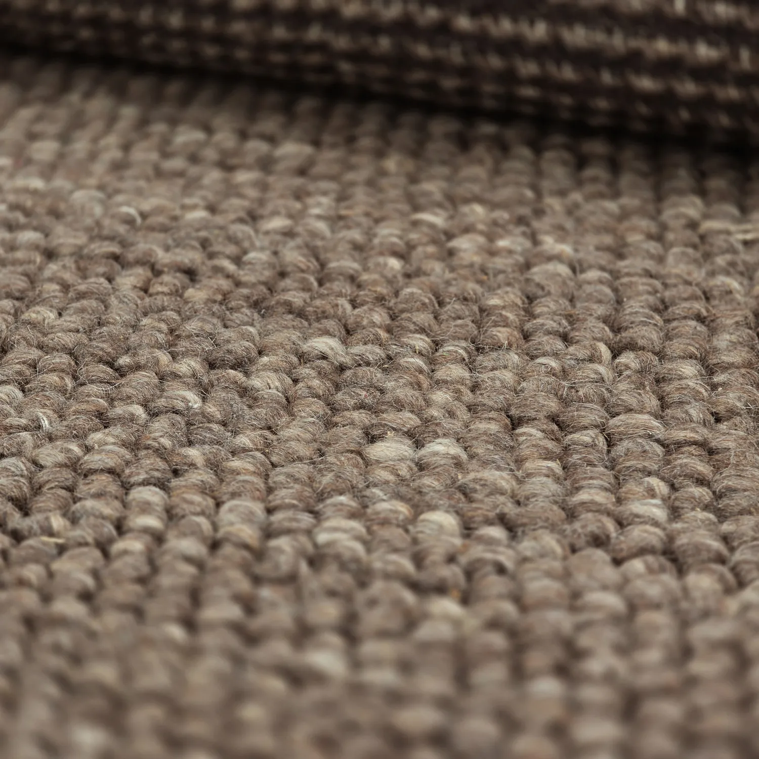 Tapis rond - Avafors Wool Bubble (marron/beige)