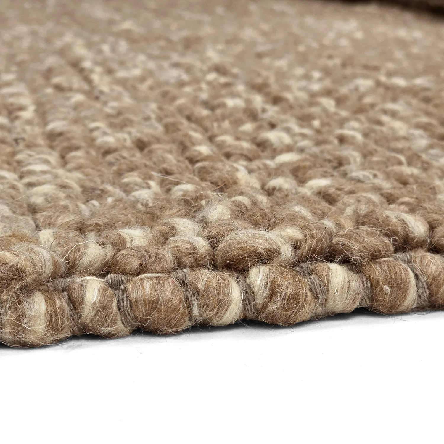Tapis en laine - Avafors Wool Bubble (marron clair/blanc)