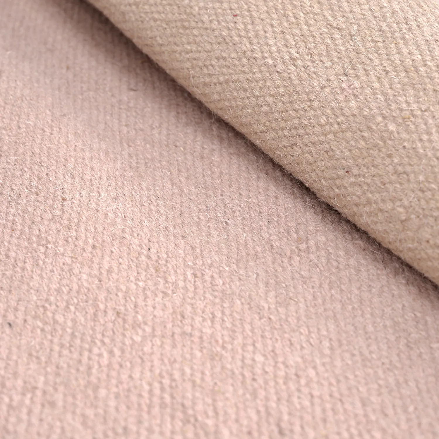 Tapis de laine - Beja (rose poudré)