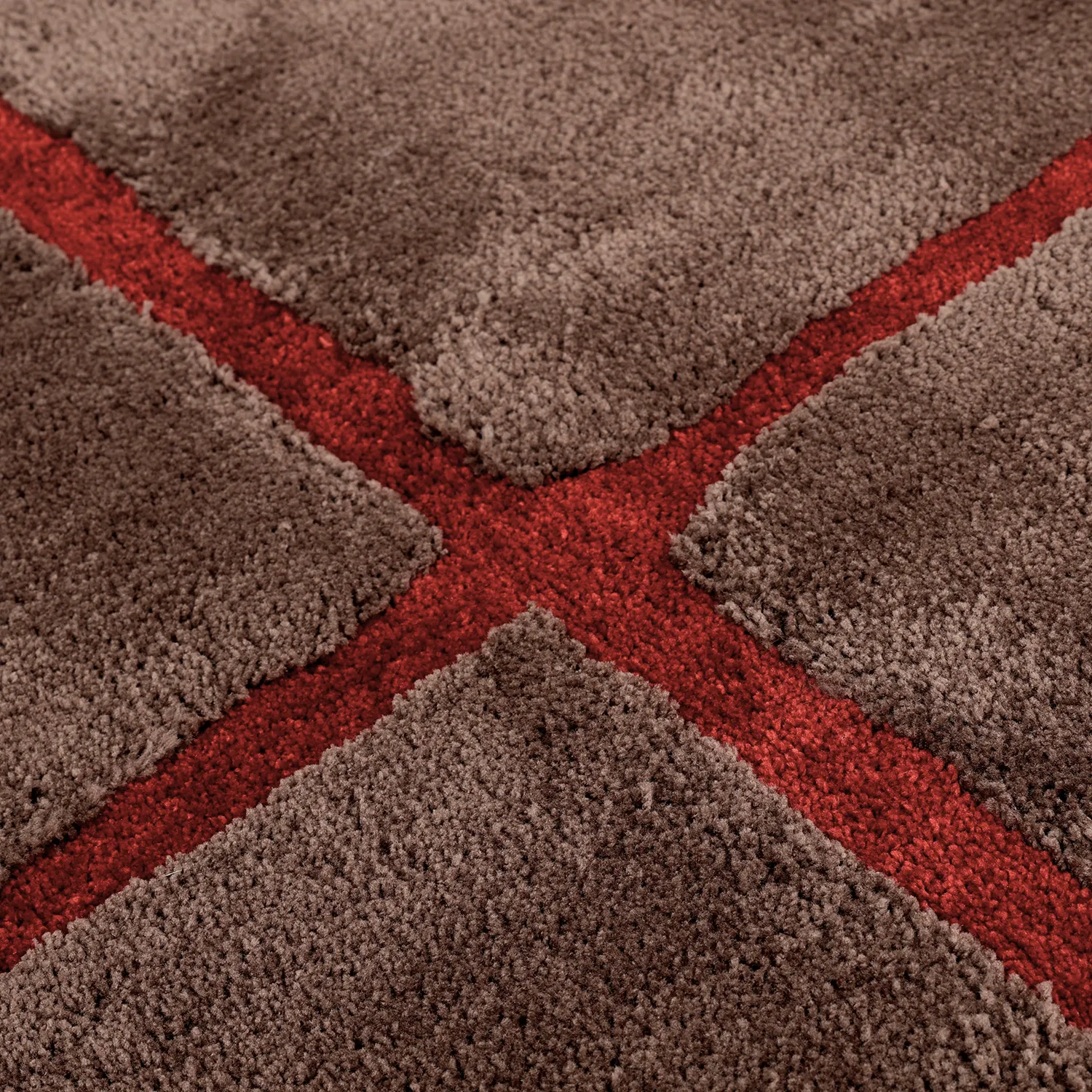 Tapis shaggy - Bitola (taupe)