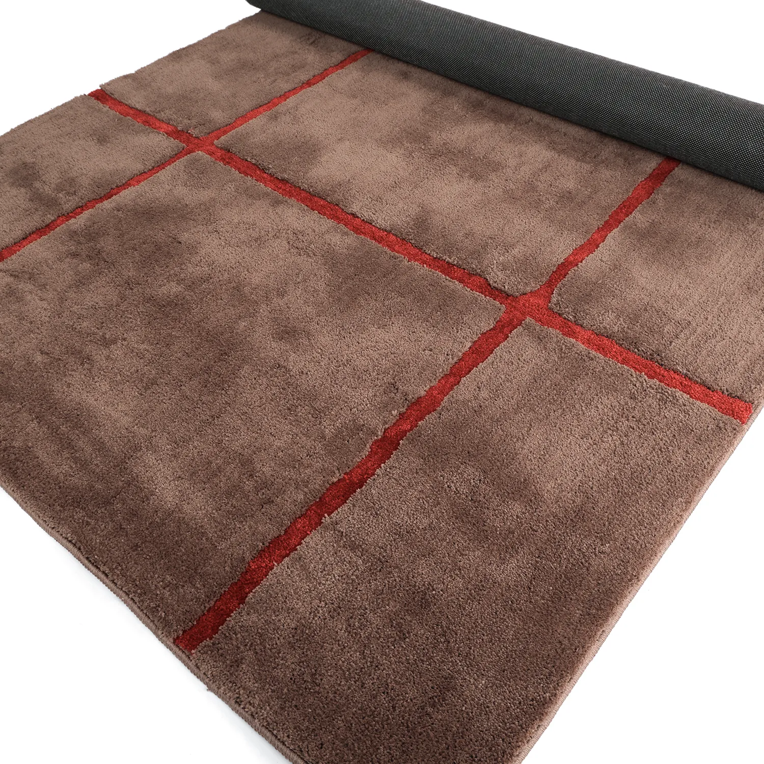Tapis shaggy - Bitola (taupe)