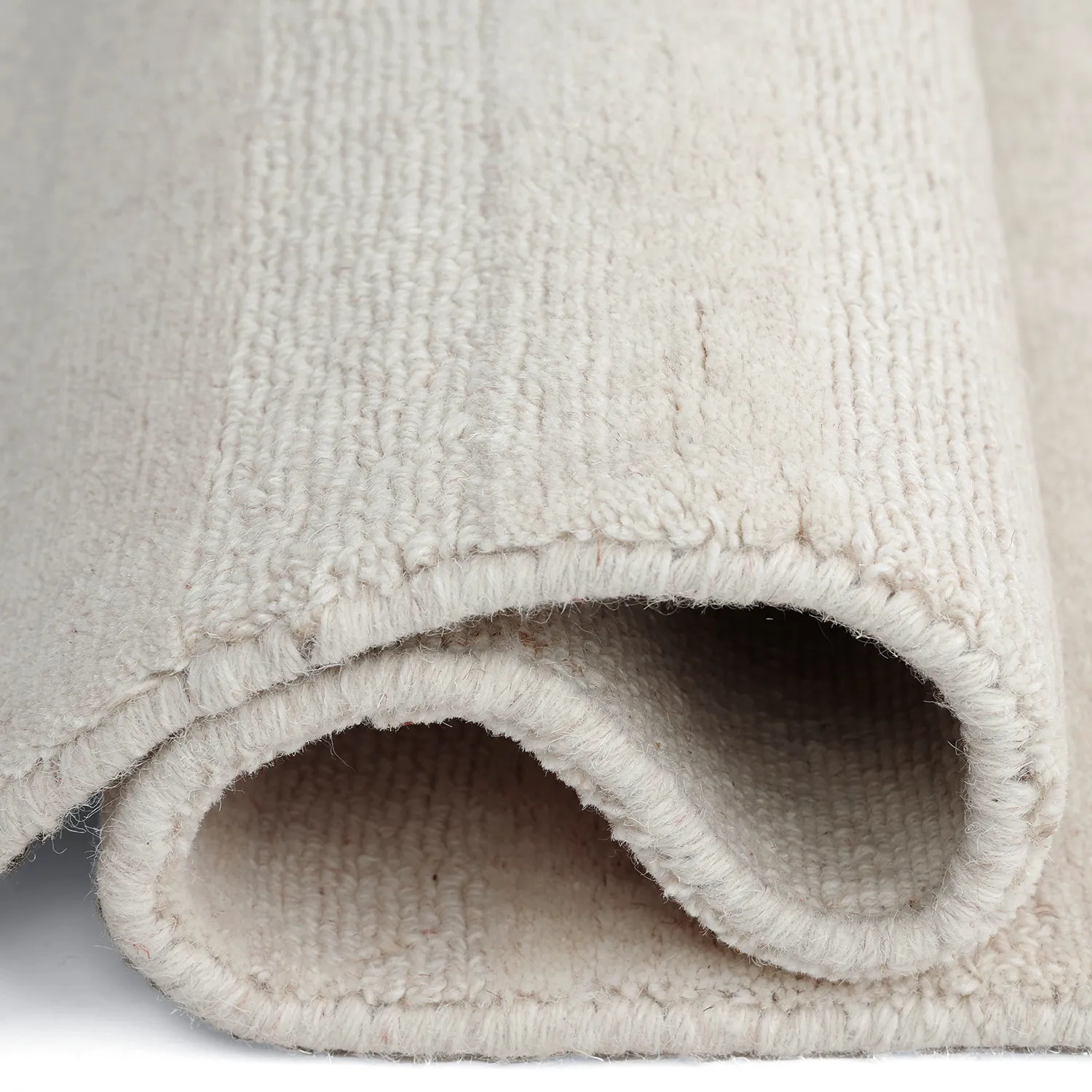 Tapis de laine - Brenta Handloom Wool Premium (crème)