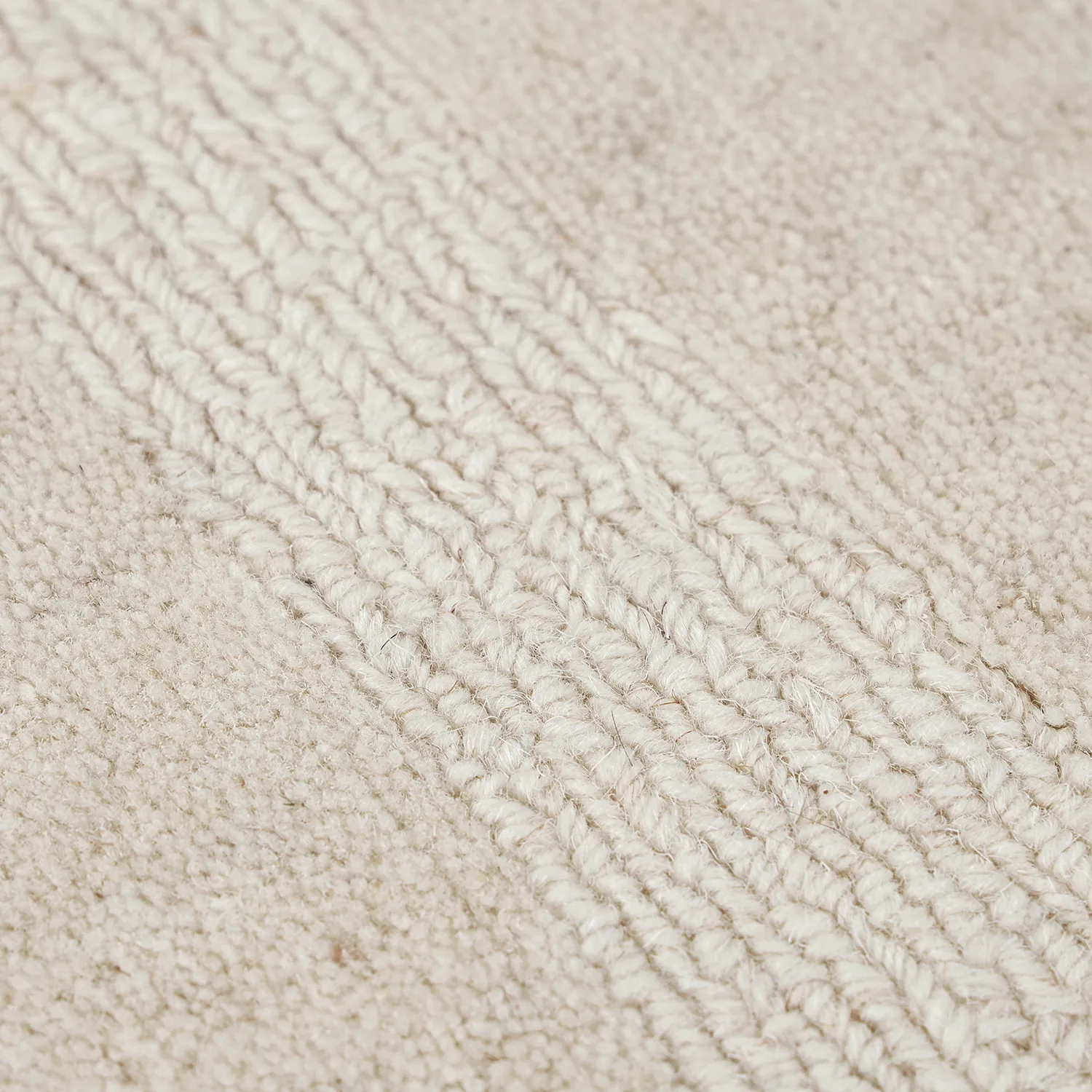 Tapis de laine - Brenta Handloom Wool Premium (crème)