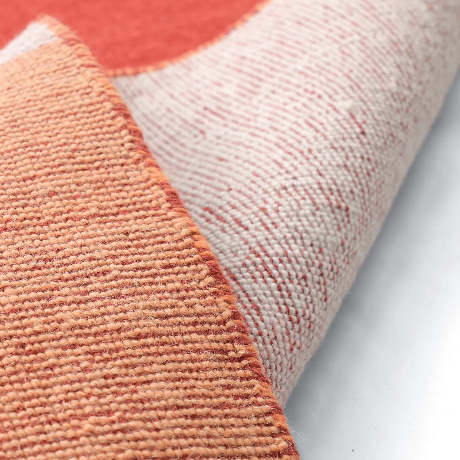 Tapis de laine - Chaves (rouge/orange)