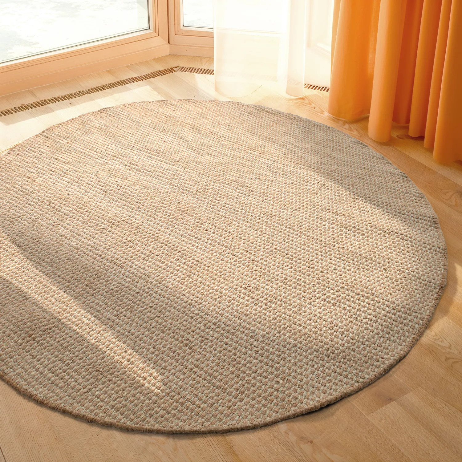Tapis rond - Coastal (beige)