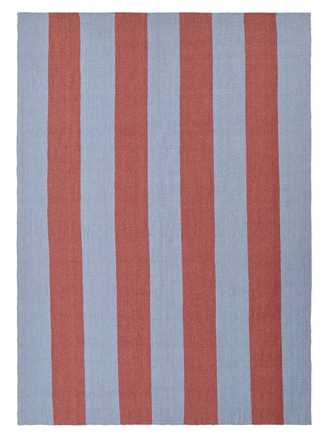 Tapis en laine - Garine (bleu/rouge)