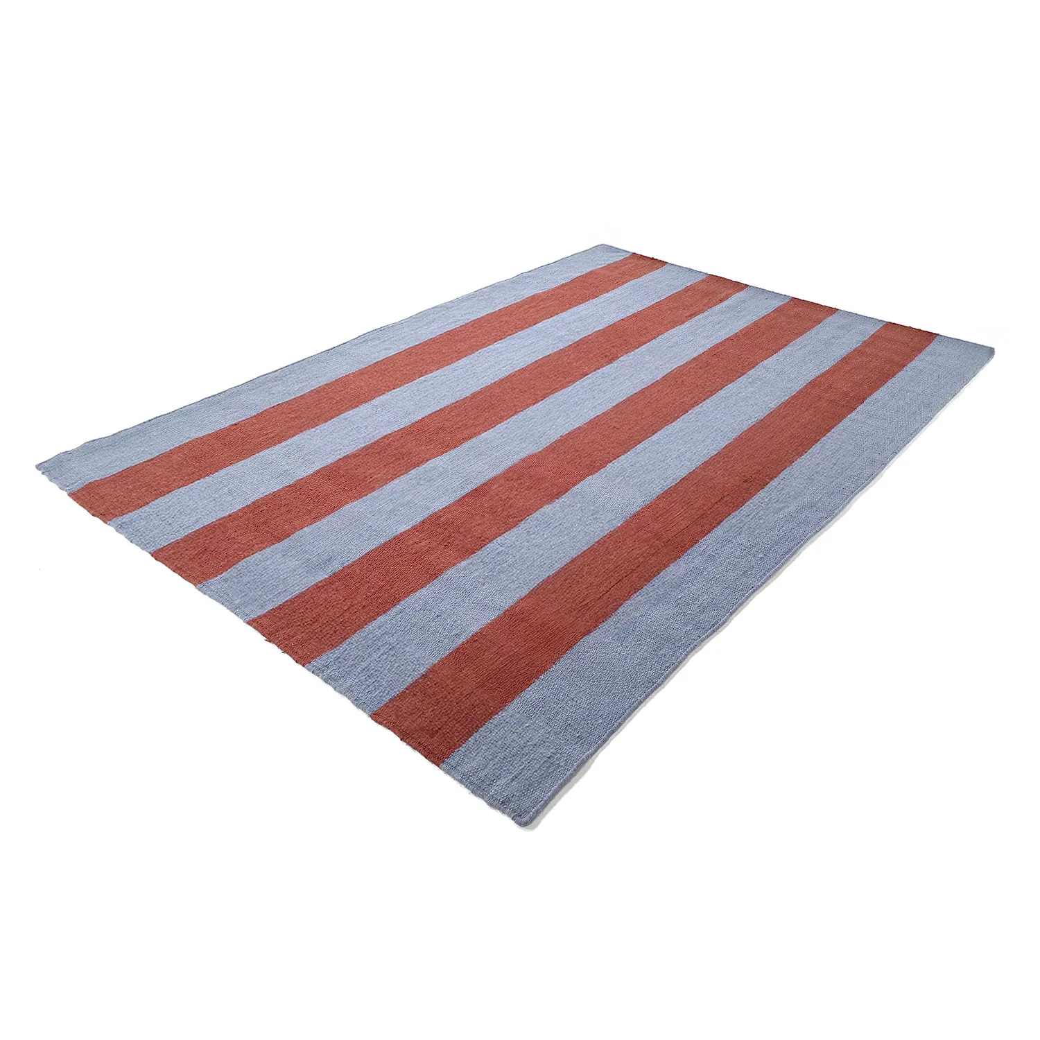 Tapis en laine - Garine (bleu/rouge)