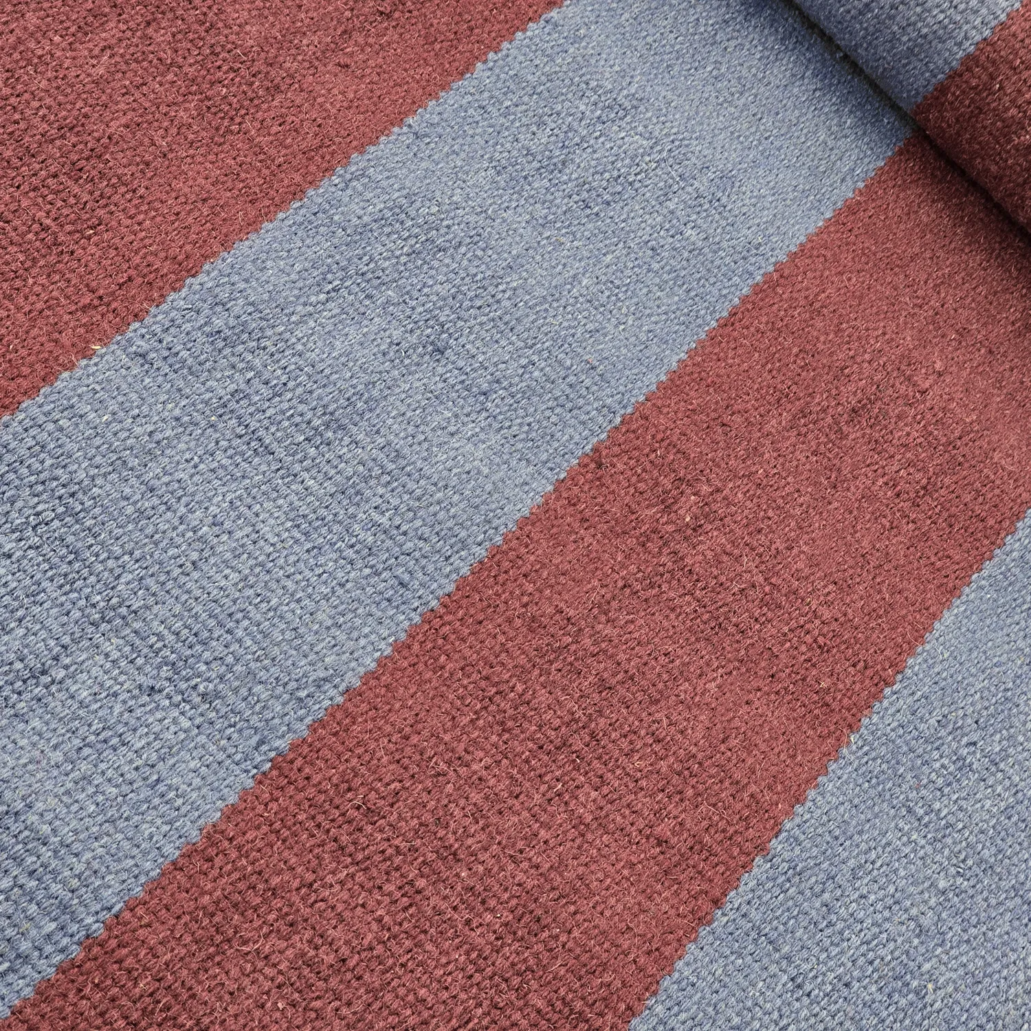 Tapis en laine - Garine (bleu/rouge)