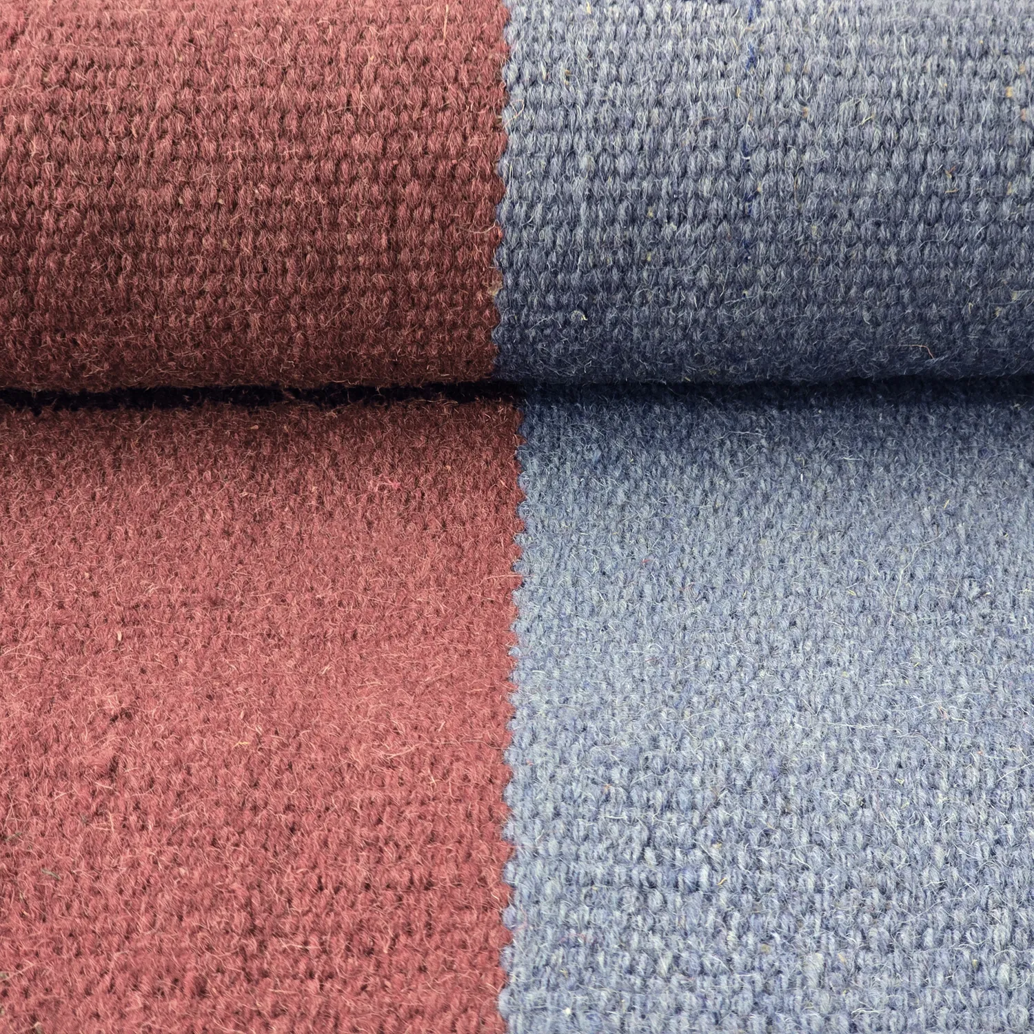 Tapis en laine - Garine (bleu/rouge)
