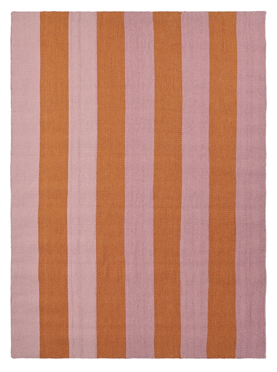 Tapis en laine - Garine (orange/rose)