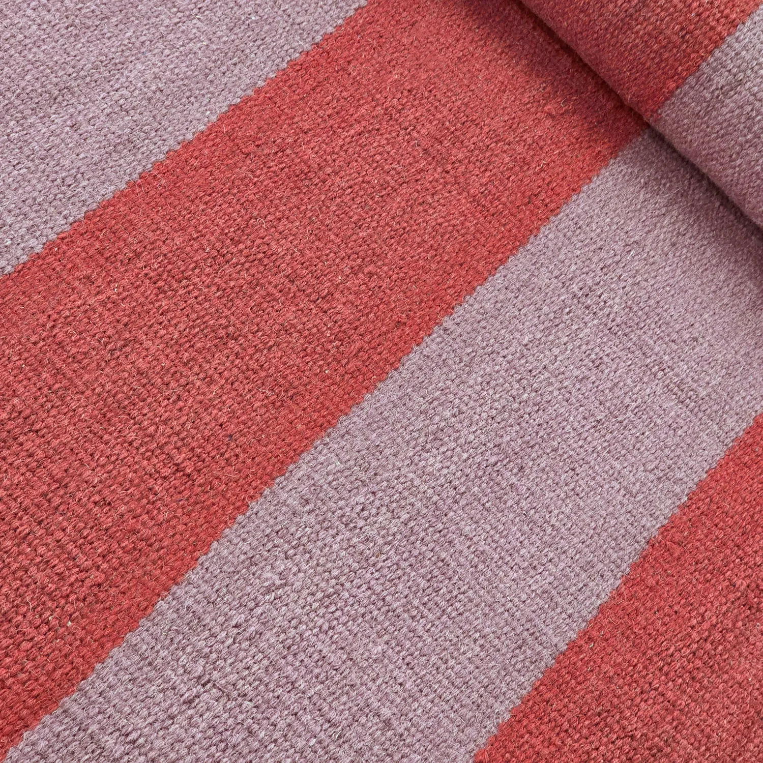 Tapis en laine - Garine (rose/rouge)