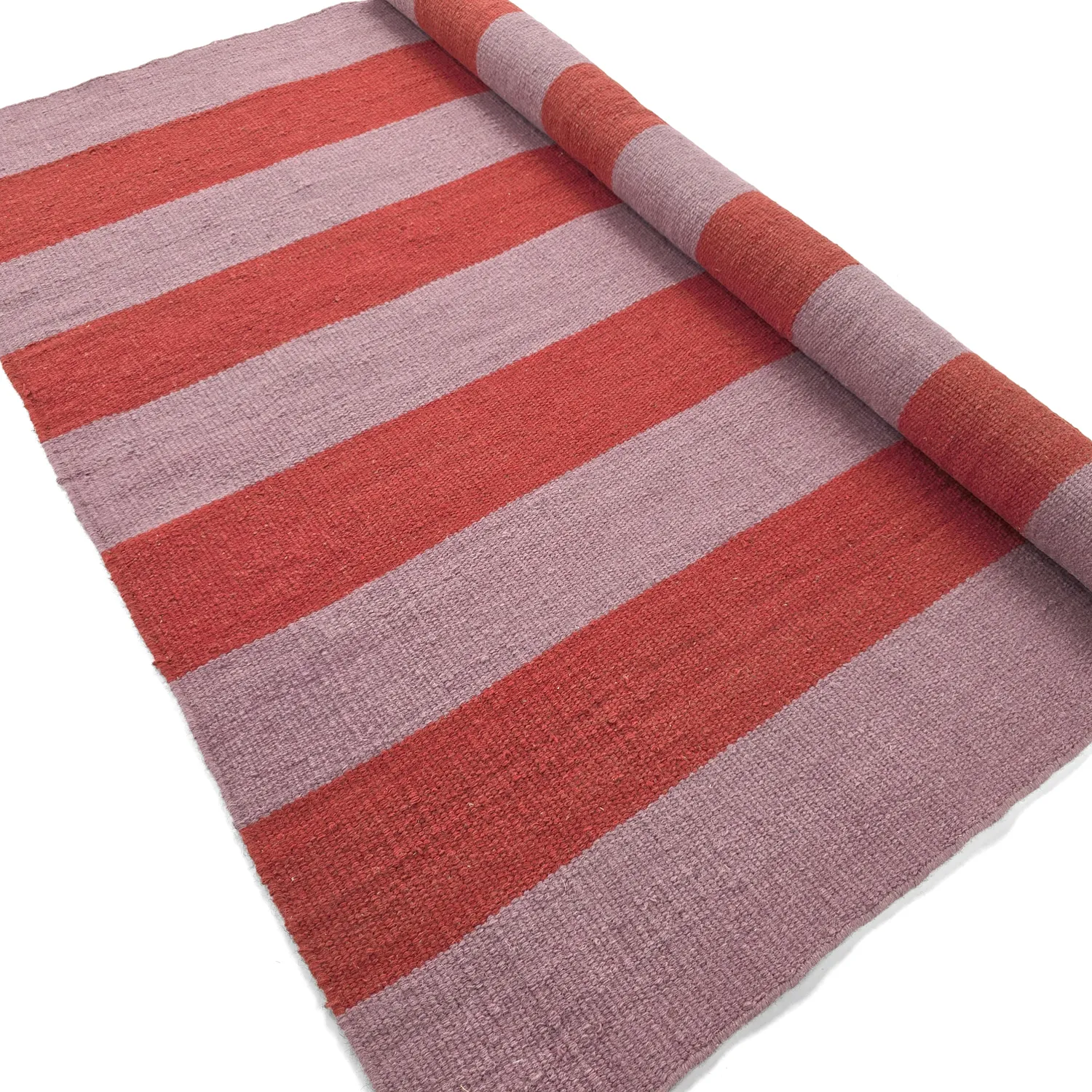 Tapis en laine - Garine (rose/rouge)