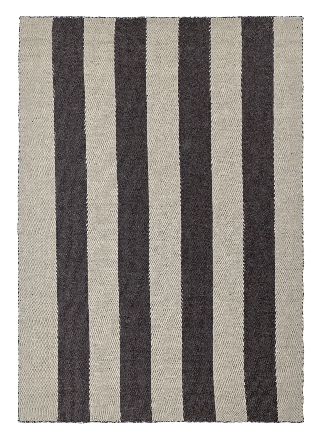 Tapis en laine - Garine (noir/beige)