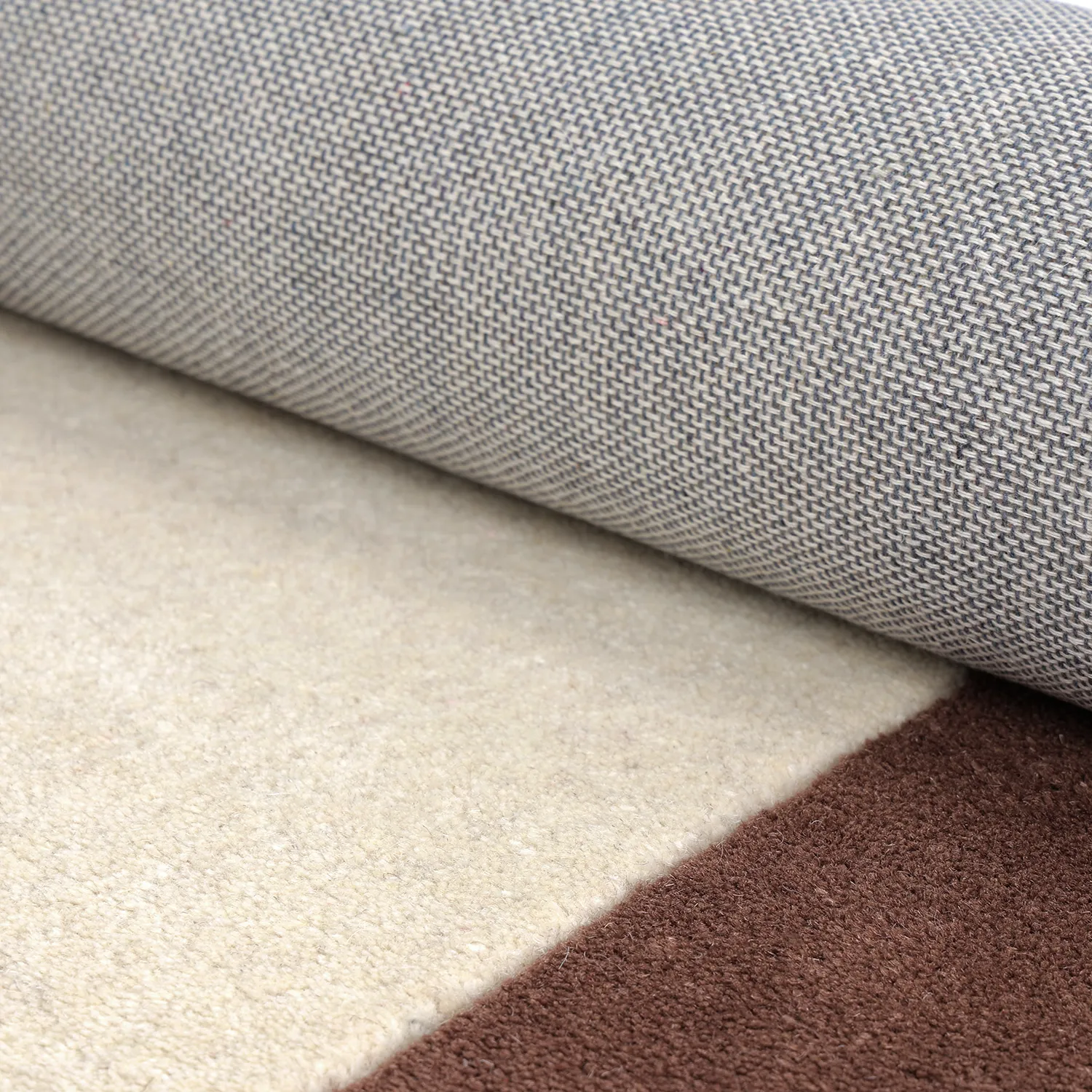Tapis de laine - Gaya Hand Tufted Wool Premium (crème/marron)