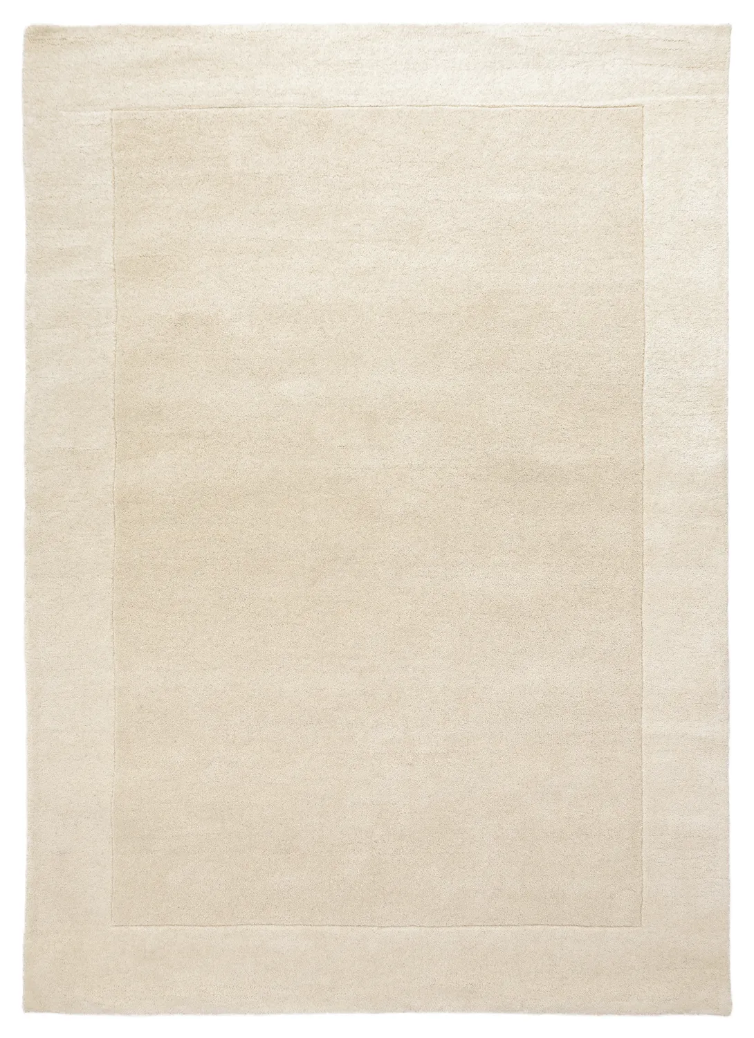 Tapis de laine - Gaya Hand Tufted Wool Premium (crème/blanc)