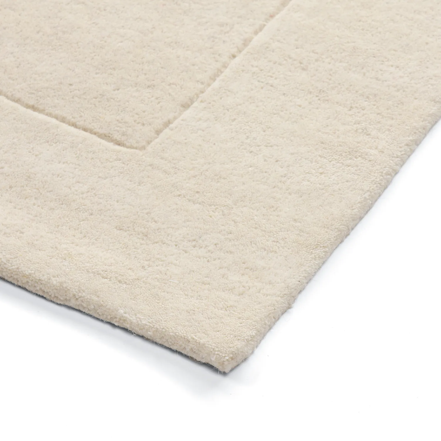 Tapis de laine - Gaya Hand Tufted Wool Premium (crème/blanc)