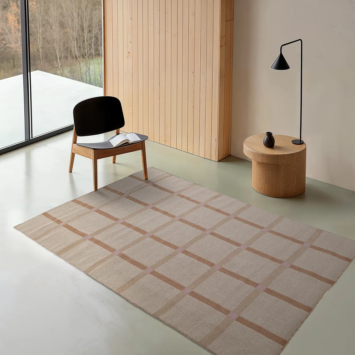Tapis en laine - Gingham (n° 2)