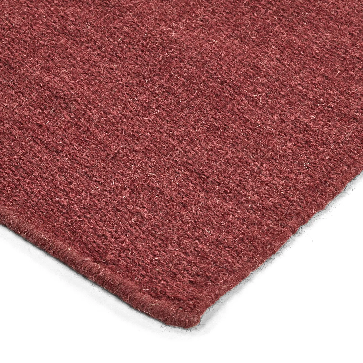 Tapis en laine - Hamilton (rouge foncé)