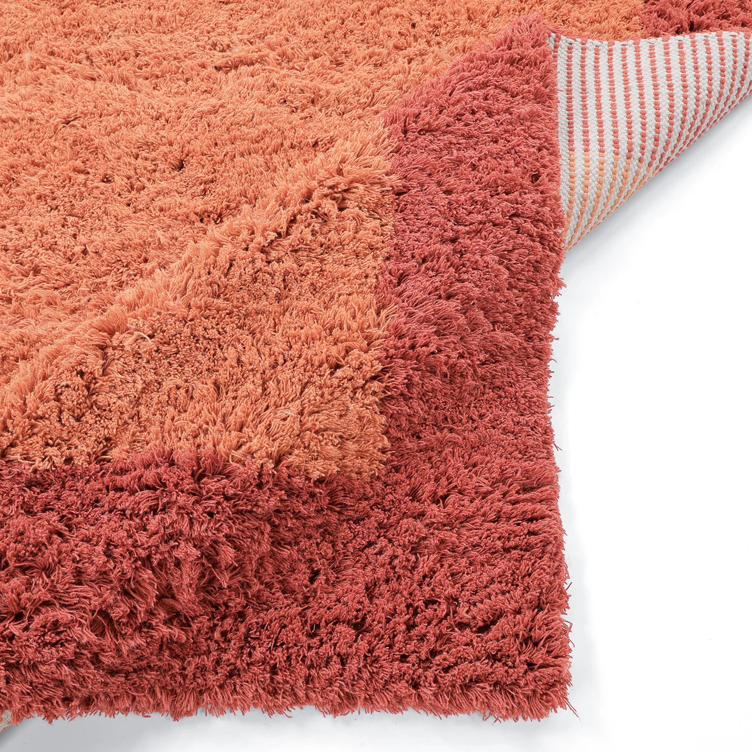 Tapis de laine - Khenifra Handknot Wool Premium (orange/rouge)