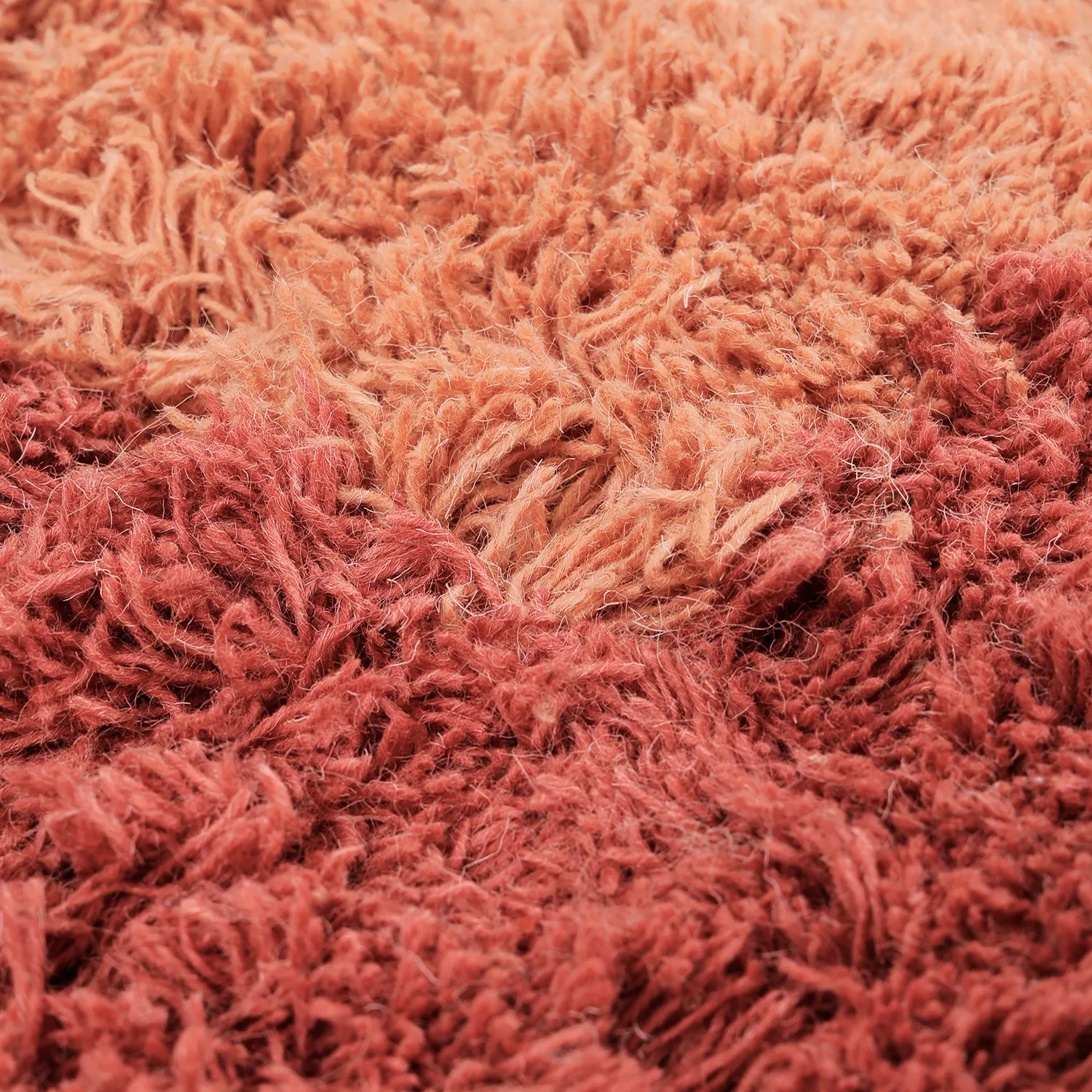 Tapis de laine - Khenifra Handknot Wool Premium (orange/rouge)