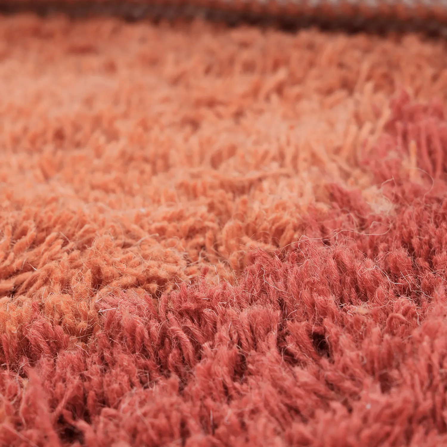 Tapis de laine - Khenifra Handknot Wool Premium (orange/rouge)