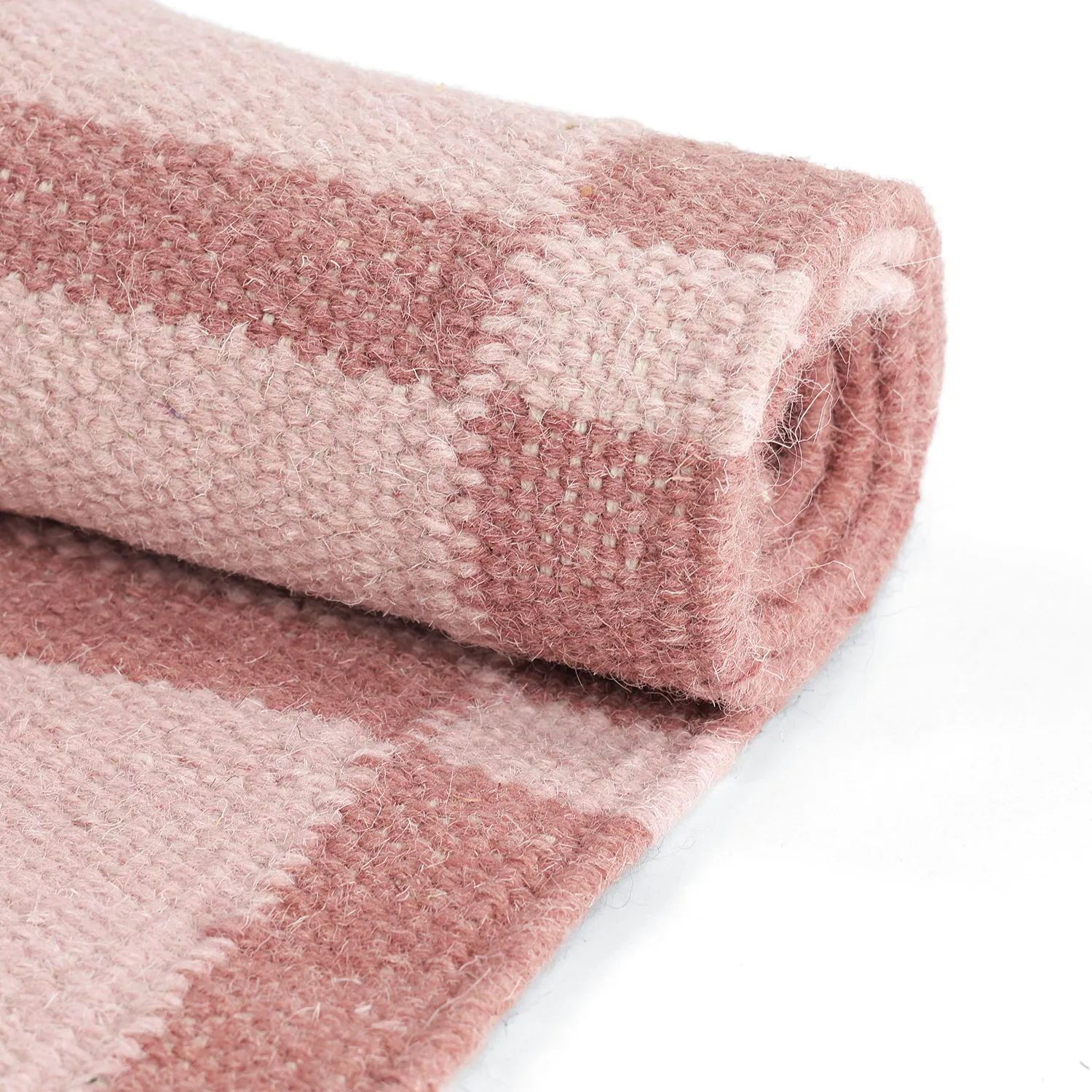 Tapis de laine - Lausanne Flatweave Tufted Premium (rose)
