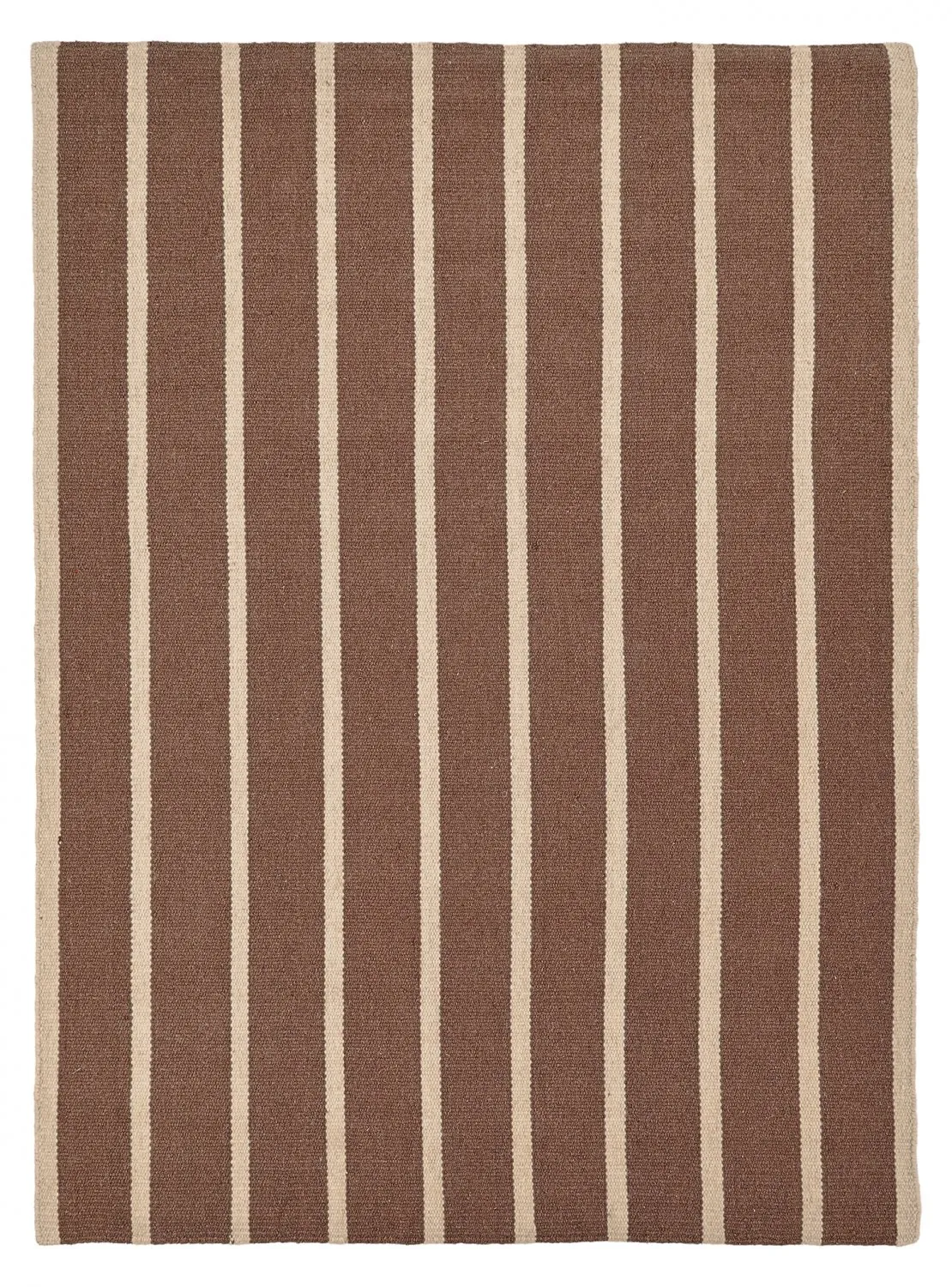 Tapis de laine - Luton (naturel/taupe foncé)