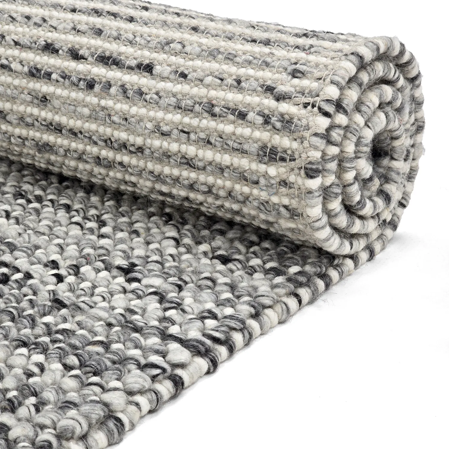 Tapis en laine - Mesra (gris/blanc)