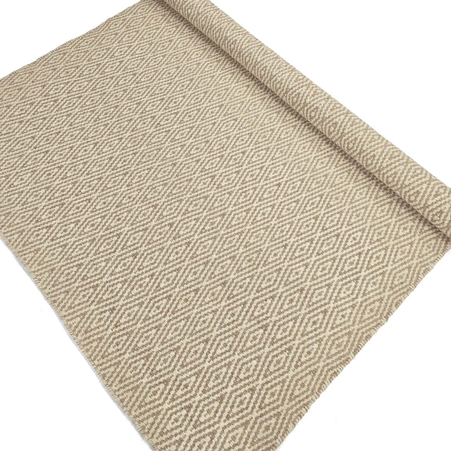 Tapis en laine - Monastir (beige/blanc)