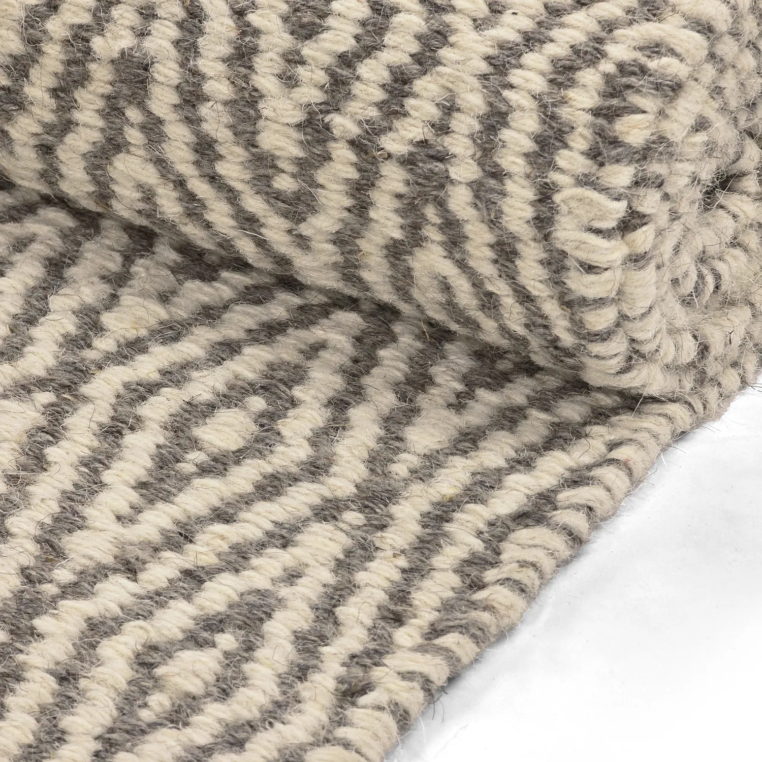 Tapis en laine - Monastir (gris/blanc)