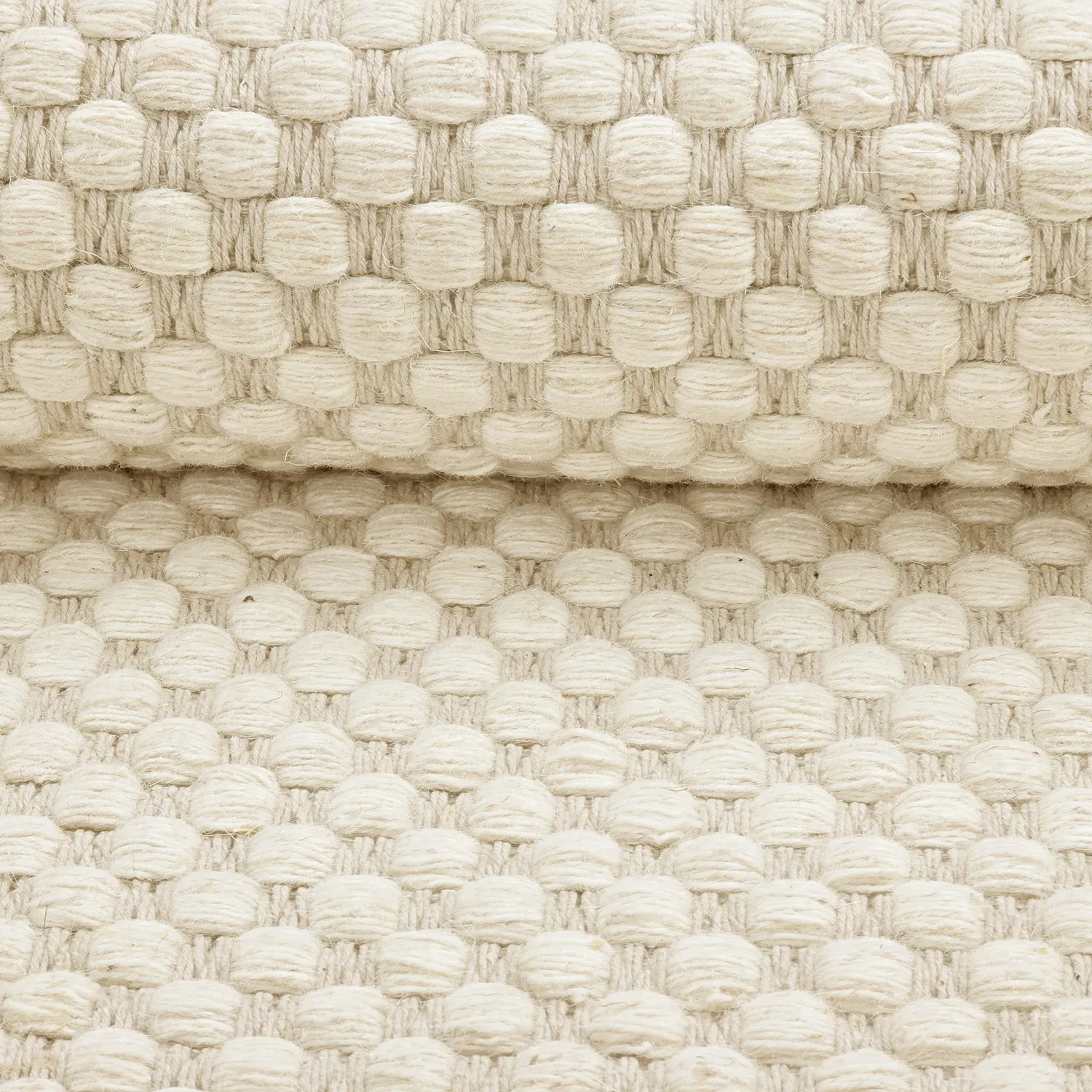 Tapis en laine - Ovelia (beige/blanc)