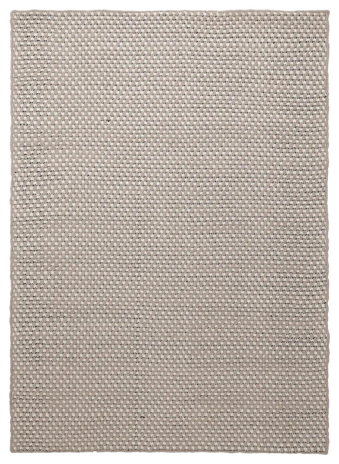Tapis de laine - Ovelia (taupe/blanc)