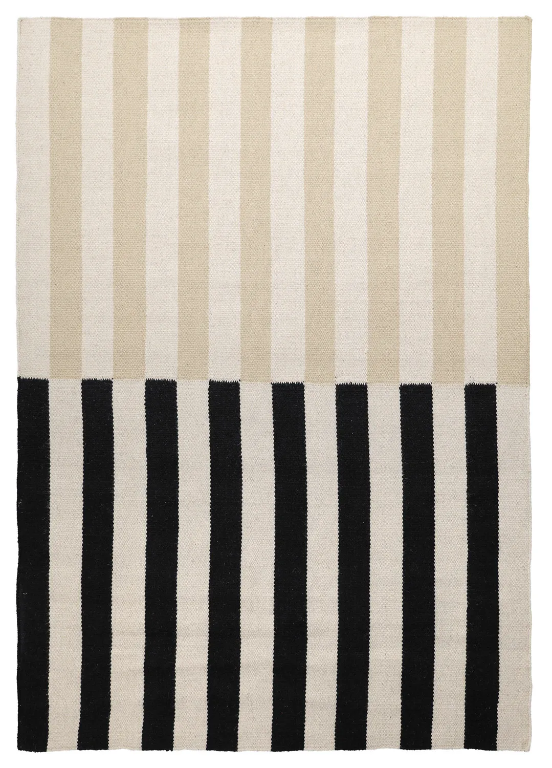 Tapis de laine - Peniche (crème/beige)