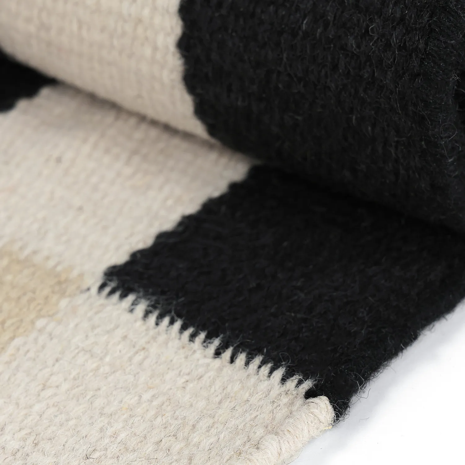 Tapis de laine - Peniche (crème/beige)