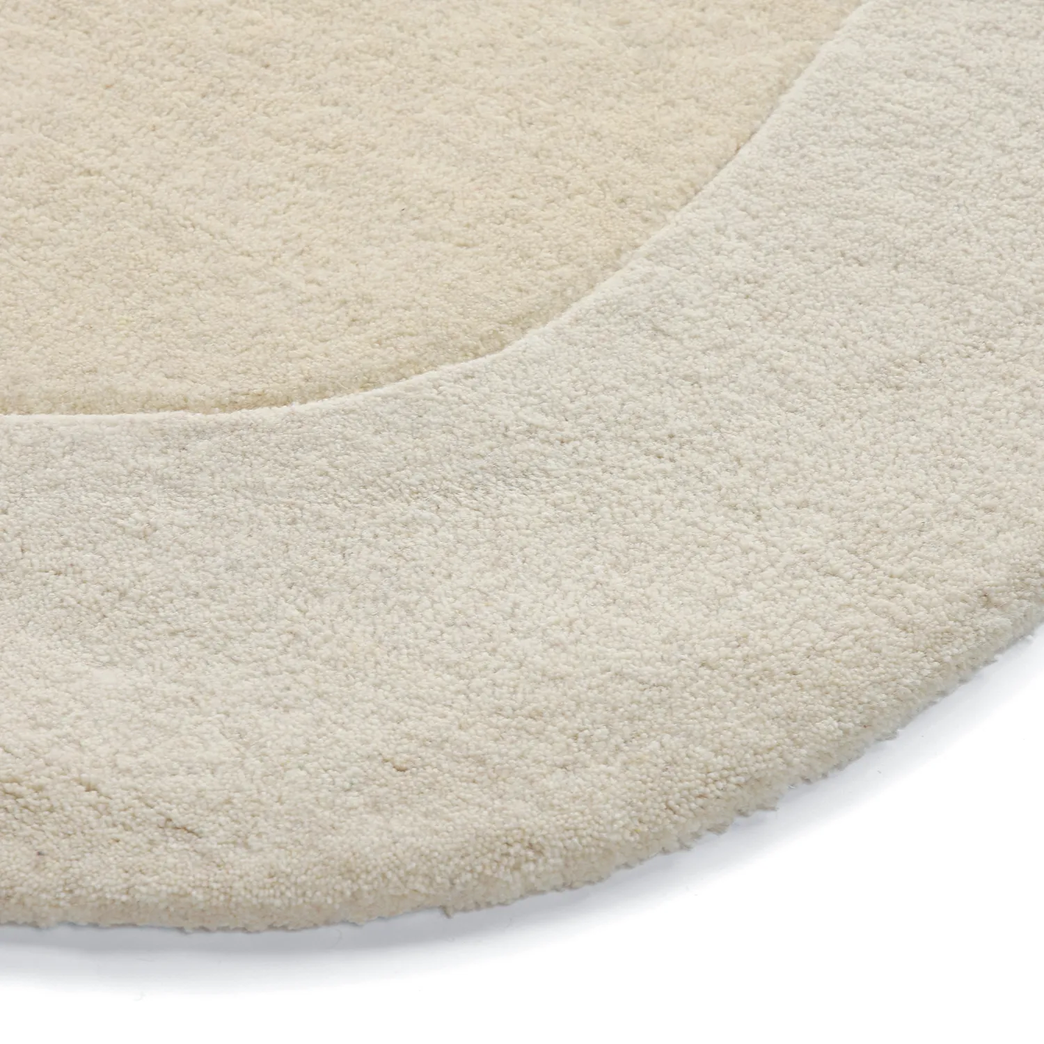 Tapis de laine - Puri Hand Tufted Wool Premium (crème/blanc)