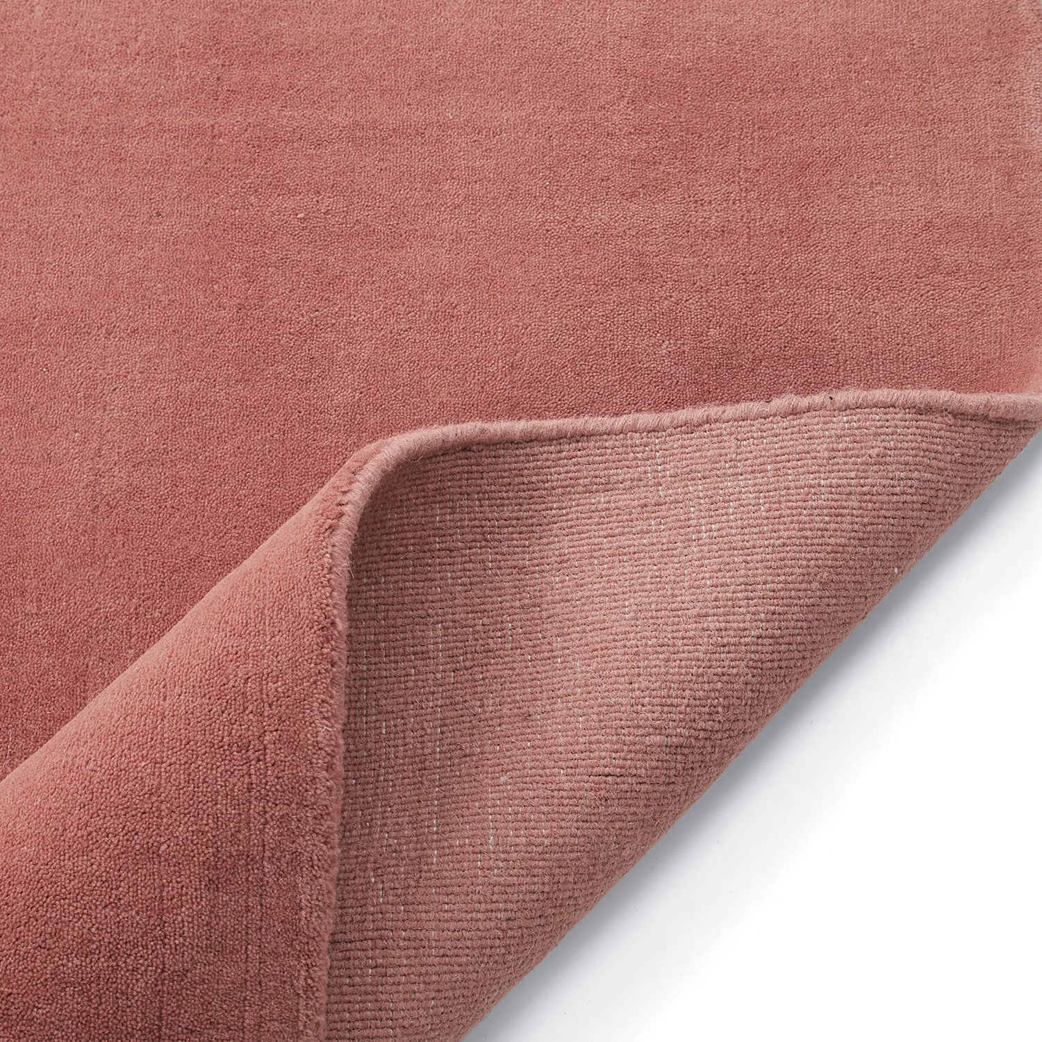 Tapis de laine - Rozel Handloom Wool Premium (rouge poussiéreux)