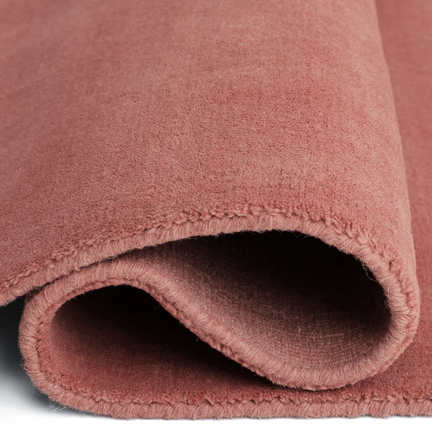 Tapis de laine - Rozel Handloom Wool Premium (rouge poussiéreux)