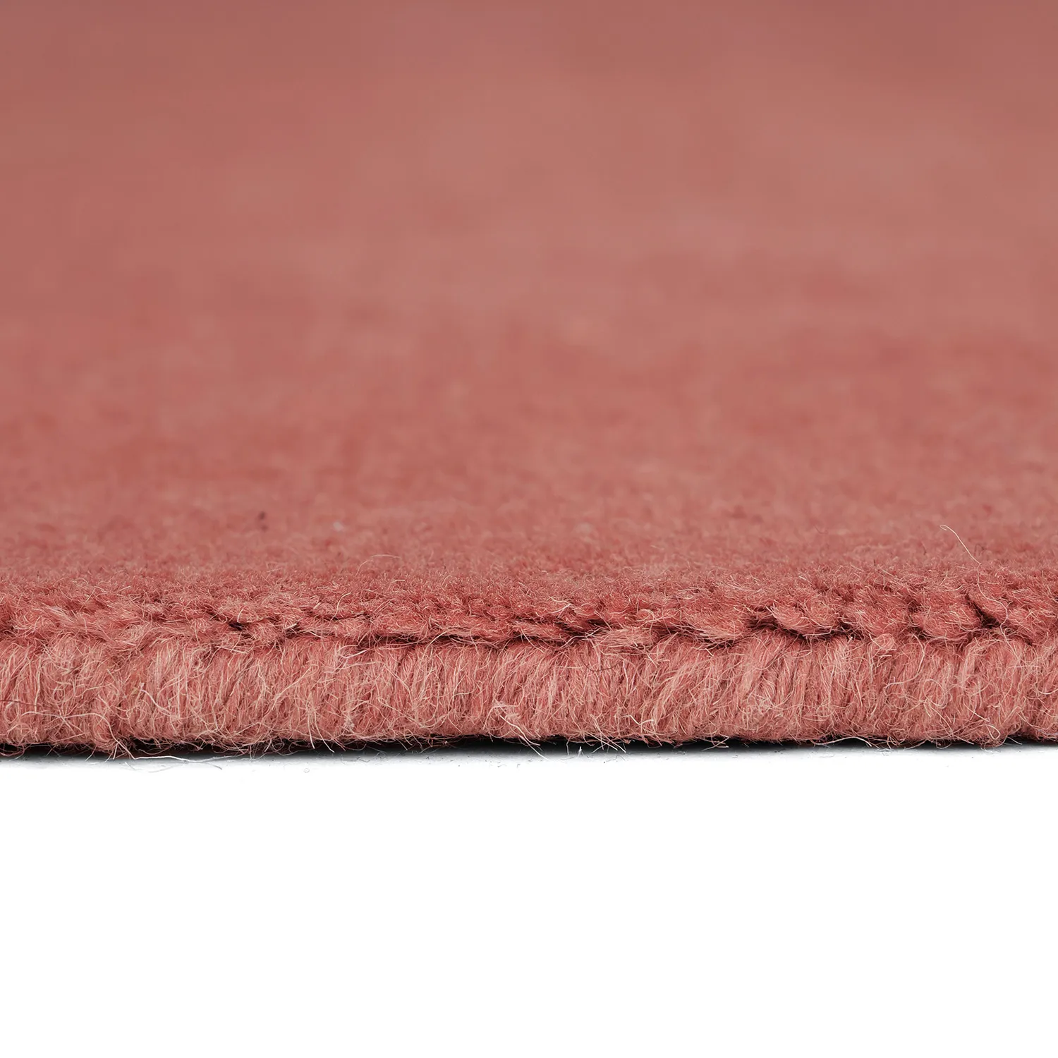 Tapis de laine - Rozel Handloom Wool Premium (rouge poussiéreux)