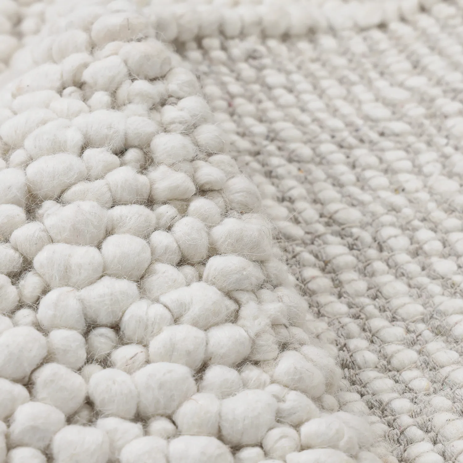 Tapis de laine - Sala Irregular Wool Bubble (crème)