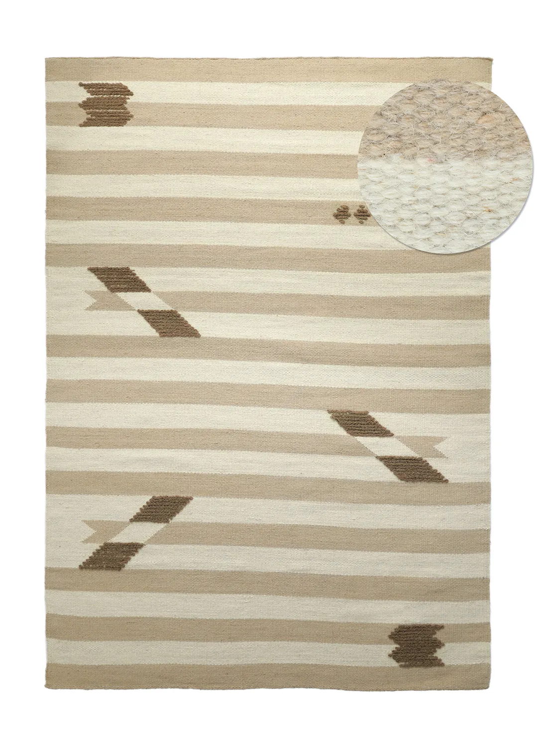Tapis de laine - Serpa (crème)