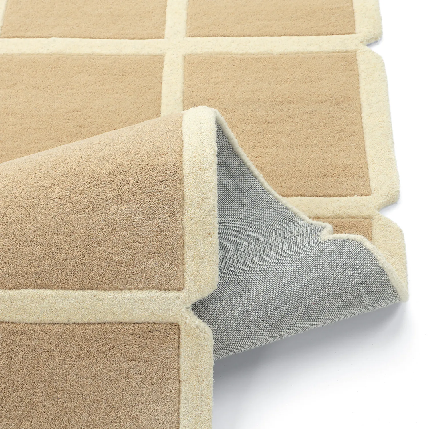 Tapis de laine - Syl Hand Tufted Wool Premium (beige/crème)