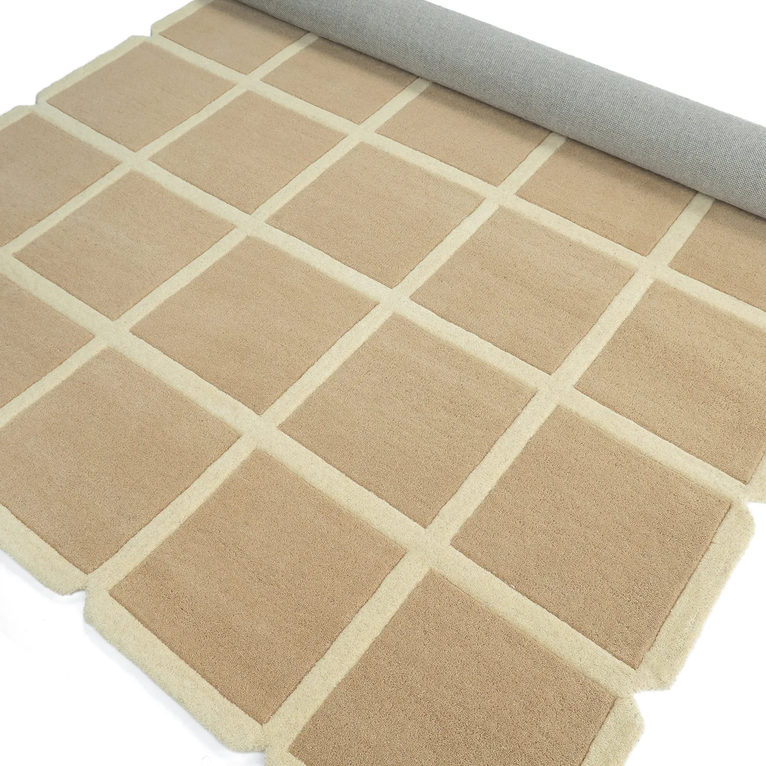 Tapis de laine - Syl Hand Tufted Wool Premium (beige/crème)